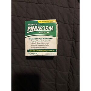 Reeses Pinworm Medicine Treatment for Pinworms 1 Fl Oz 30ml Ages 2 and Up